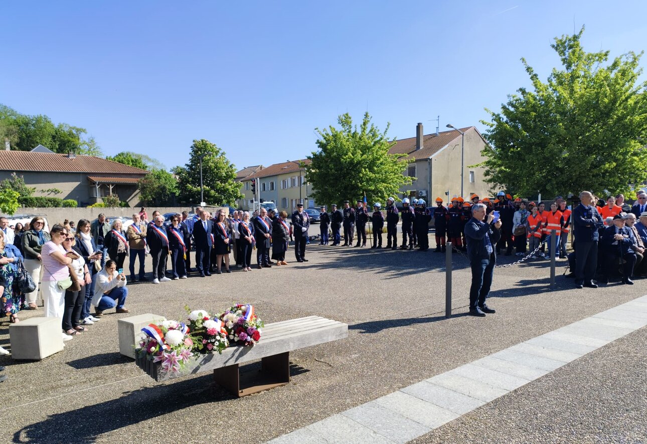 Cérémonie du 8 mai 2026 Place Mère-L'Eglise à Pouilly